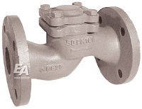 CK500309 Обратный клапан DN80, PN16 материал: GG-25, Тмакс=+300оС ф/ф